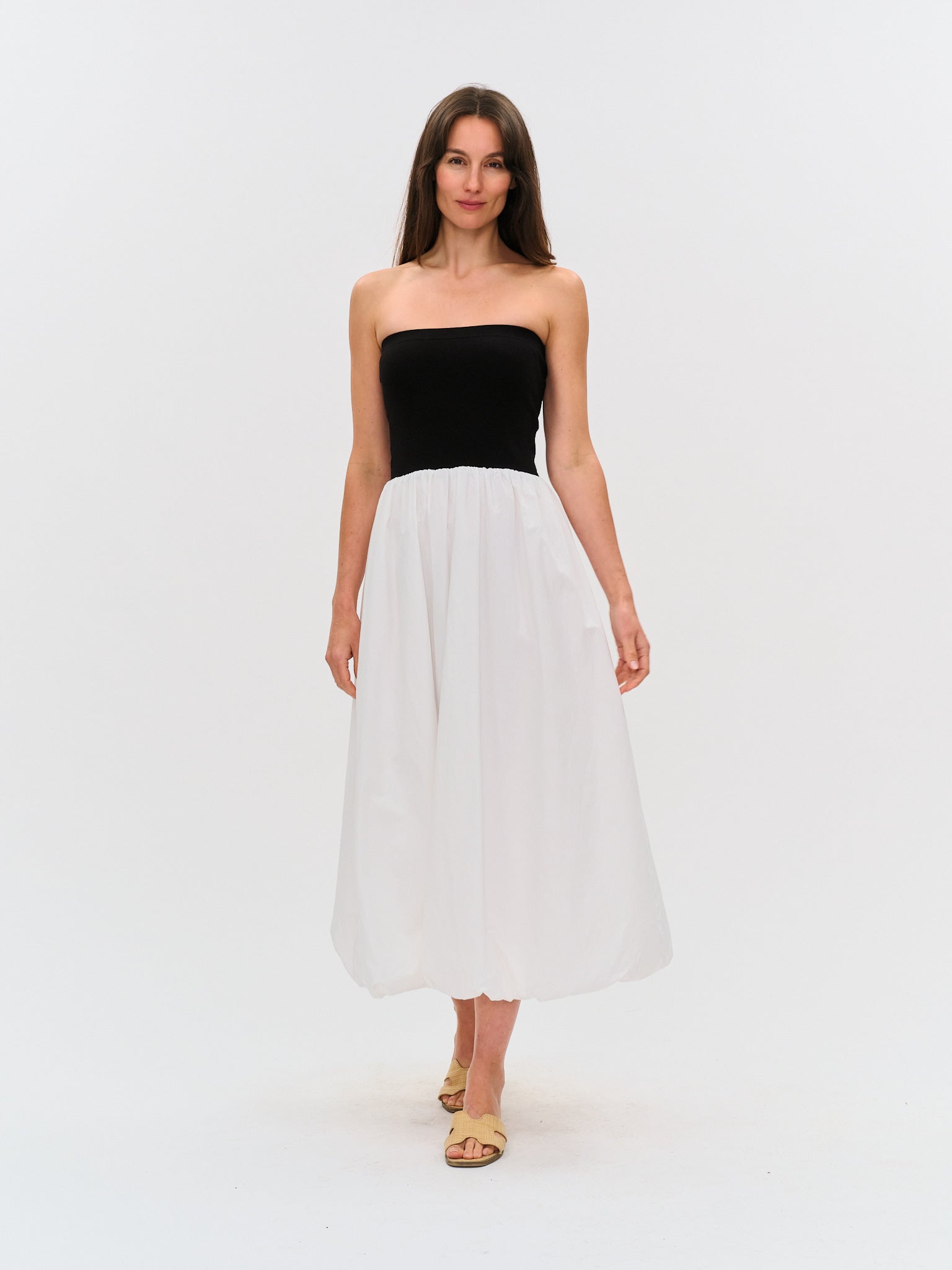 white and black high low dress sylvie [black & white} – Six Fifty Clothing 50-DEC9DEALS2025 Gemy Maalouf | Evening including plus size US Size:38 Short Jacket+32 Waist Adjust 28to34)(Height: 5 4 to5 7 )(Neck  15-16.5)S-M)