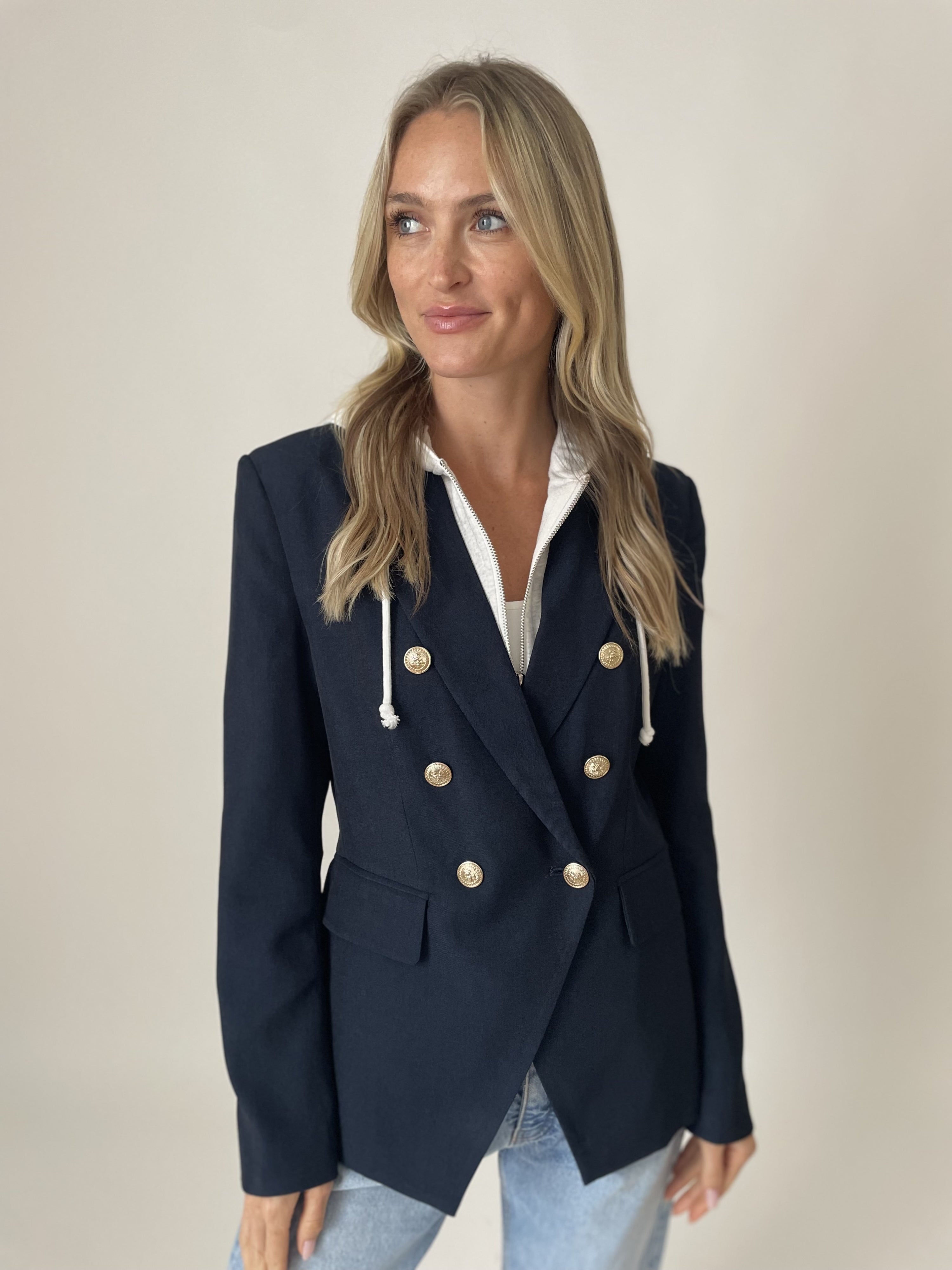 heather blazer [navy]