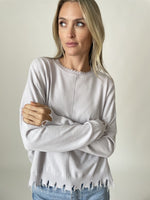 Load image into Gallery viewer, andrea sweater [heather grey]
