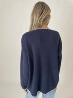 Load image into Gallery viewer, montauk sweater [navy]
