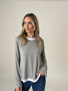 izzy top [charcoal]