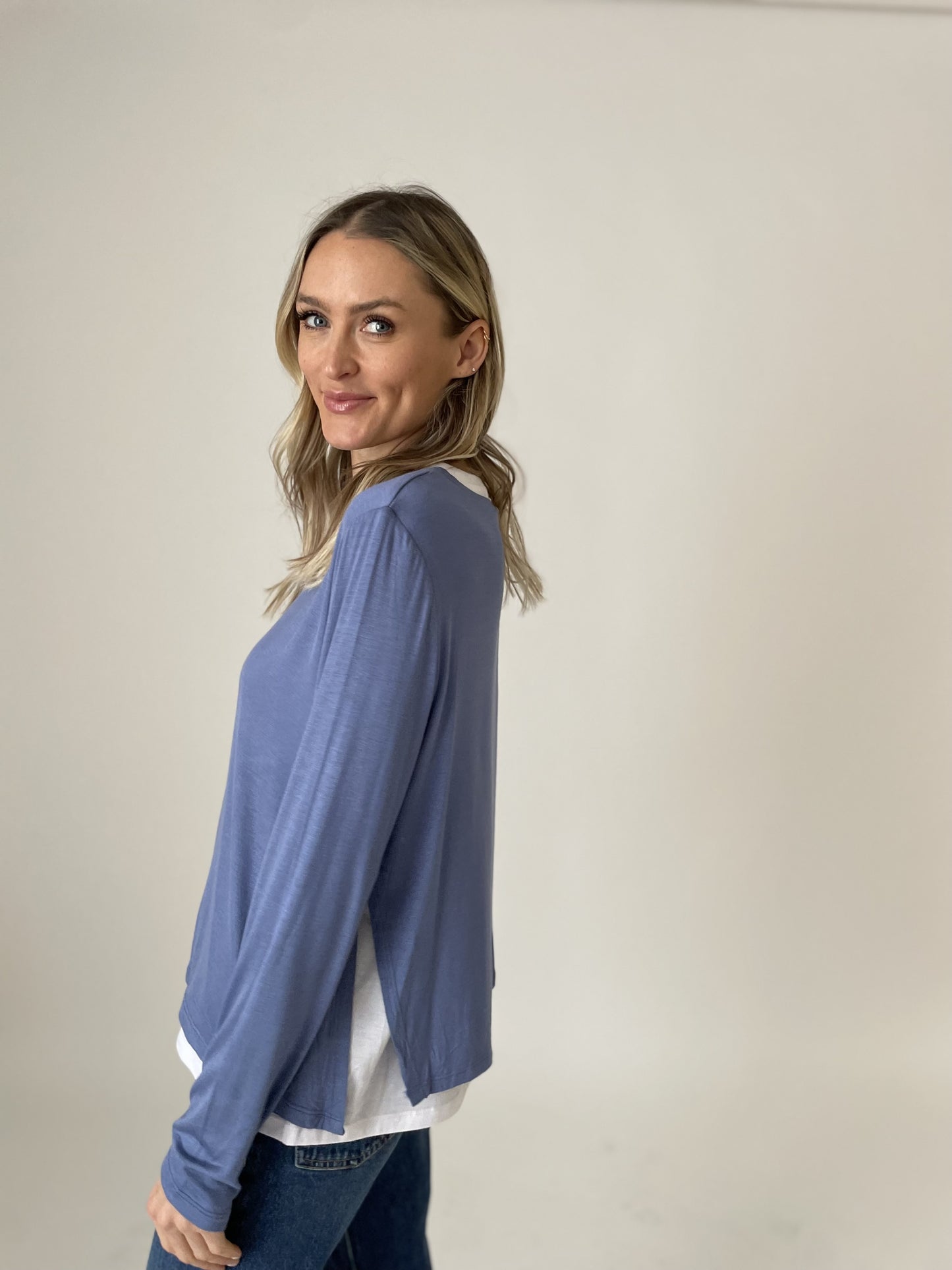 izzy top [denim]