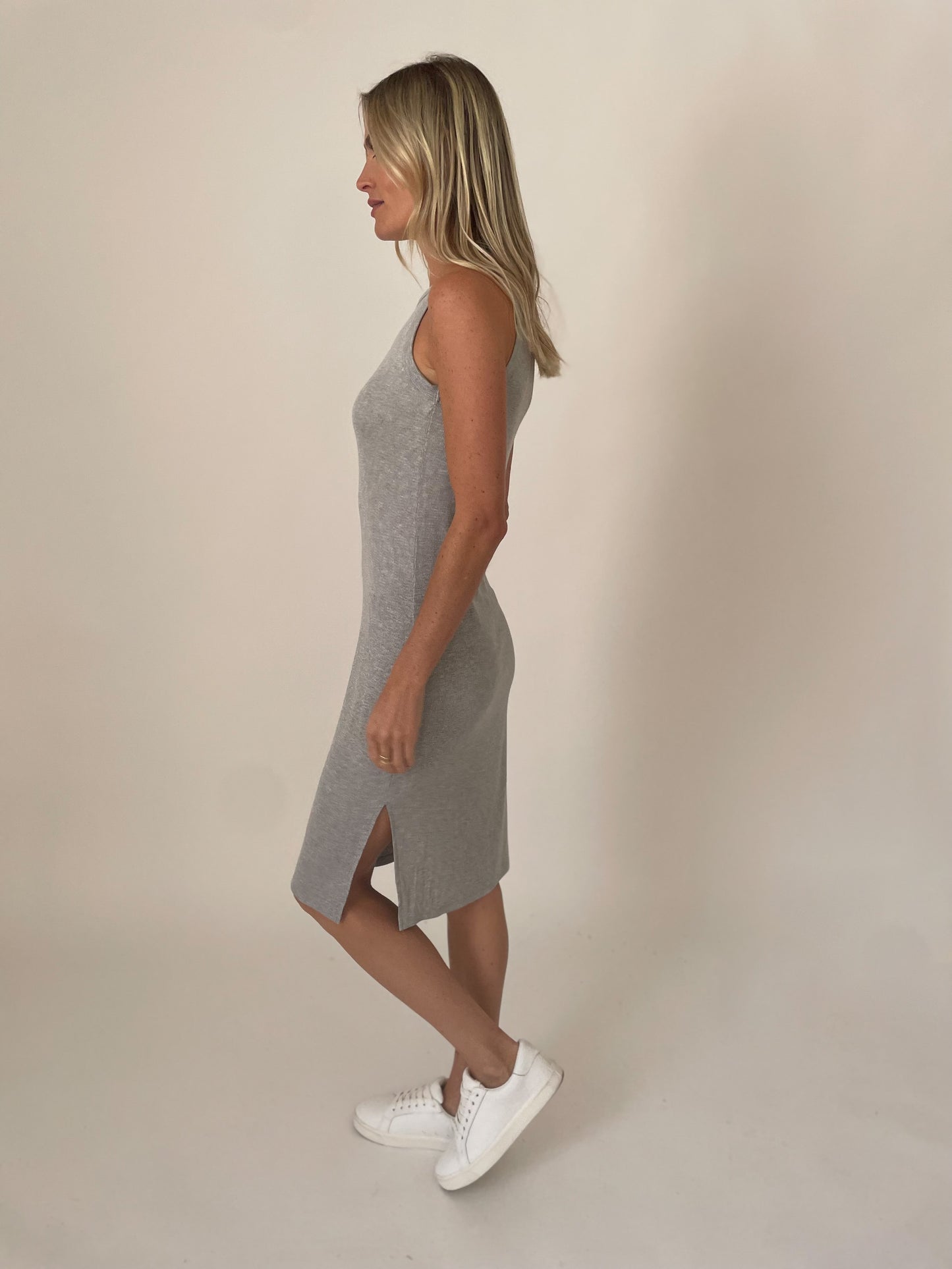 caroline dress [heather grey]
