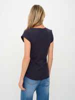 Load image into Gallery viewer, anne tee [navy]
