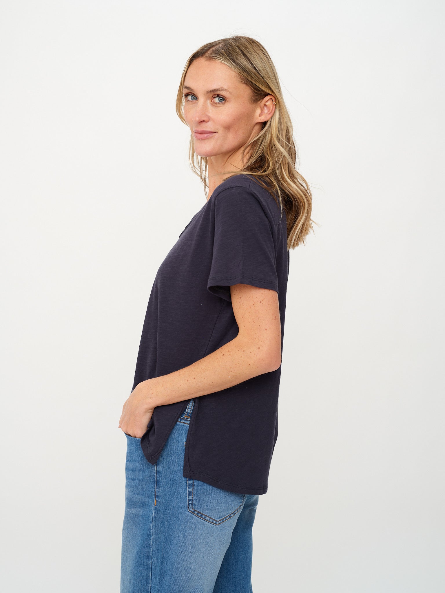 liz tee [navy]