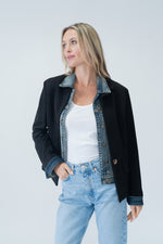 Load image into Gallery viewer, clarissa *made in italy* blazer [black]
