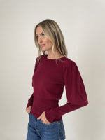 Load image into Gallery viewer, reese sweater [burgundy]
