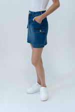 Load image into Gallery viewer, kyra skirt [denim]
