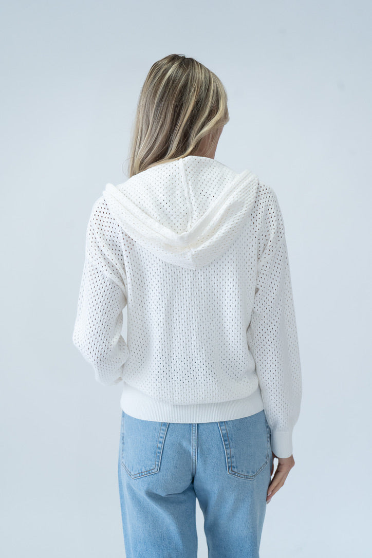 callie hoodie [white]