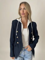 Load image into Gallery viewer, heather blazer [navy]
