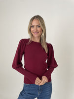 Load image into Gallery viewer, reese sweater [burgundy]
