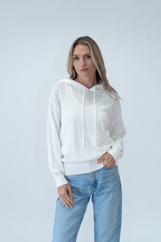 callie hoodie [white]