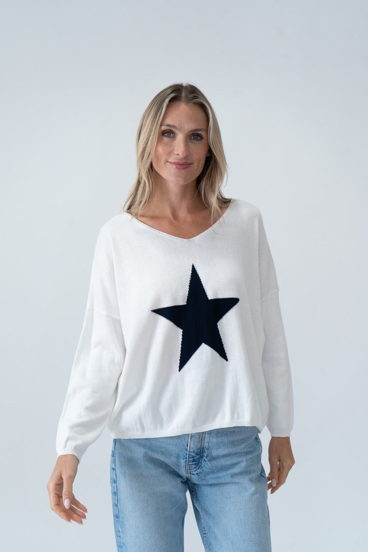 sharon sweater [white]