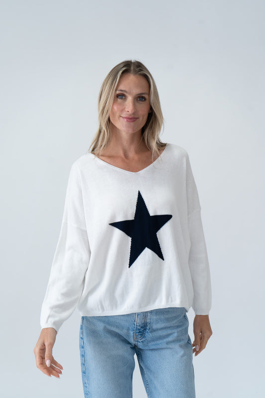 sharon sweater [white]