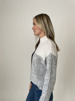 Load image into Gallery viewer, maggie sweater [black/heather grey]
