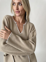 Load image into Gallery viewer, montauk sweater [latte]
