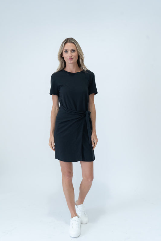 everyday essential dress [black]