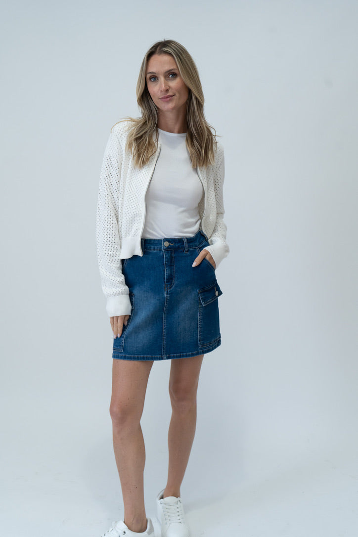 kyra skirt [denim]