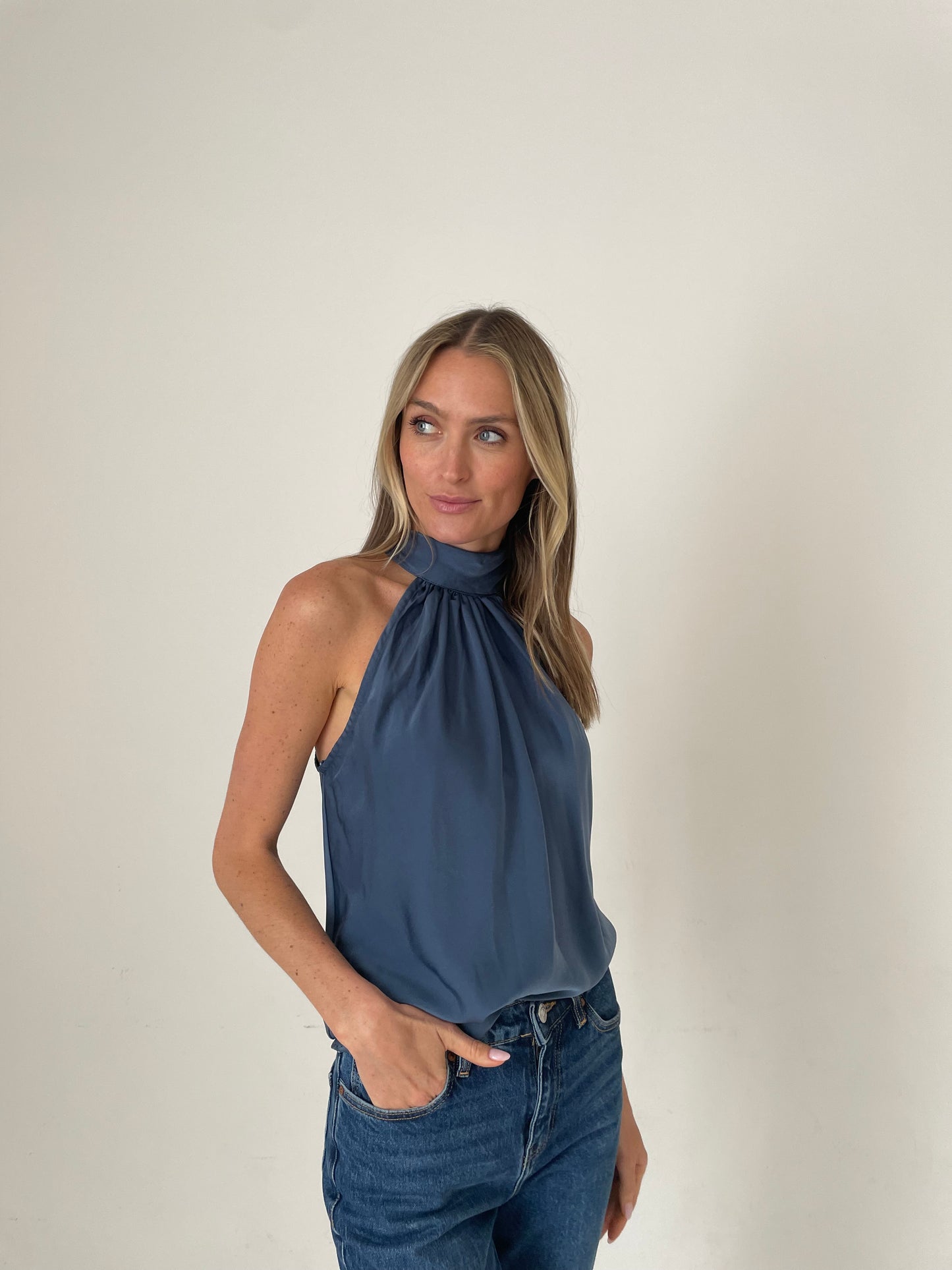 gigi blouse [denim blue]