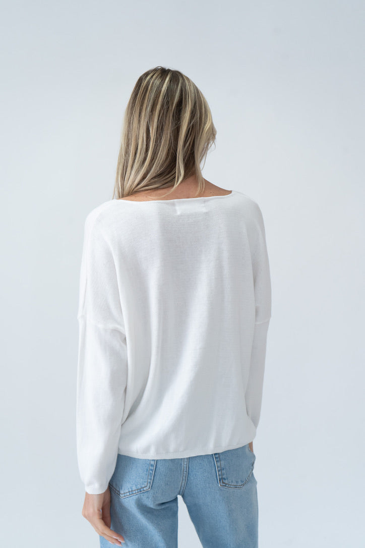 sharon sweater [white]