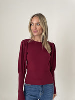 Load image into Gallery viewer, reese sweater [burgundy]
