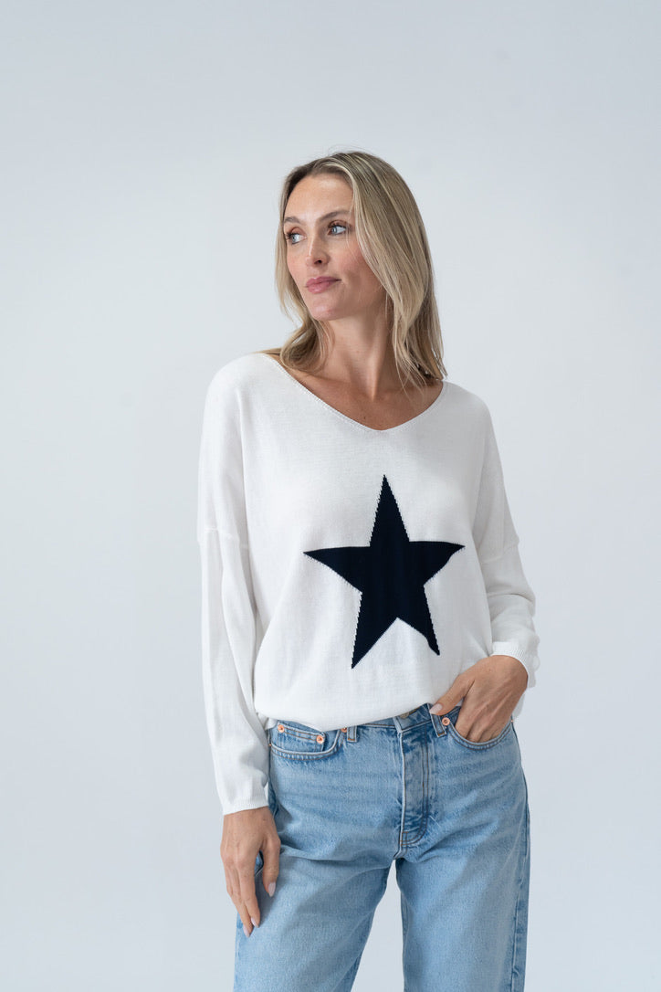 sharon sweater [white]