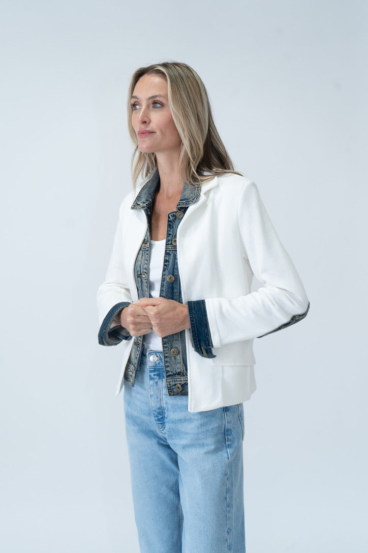 clarissa *made in italy* blazer [ivory]