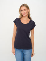 Load image into Gallery viewer, anne tee [navy]
