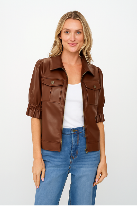 jennifer jacket [brown]