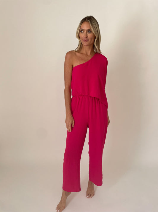 blake jumpsuit [magenta]