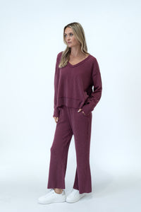 dolan pant [burgundy]