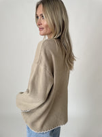 Load image into Gallery viewer, montauk sweater [latte]
