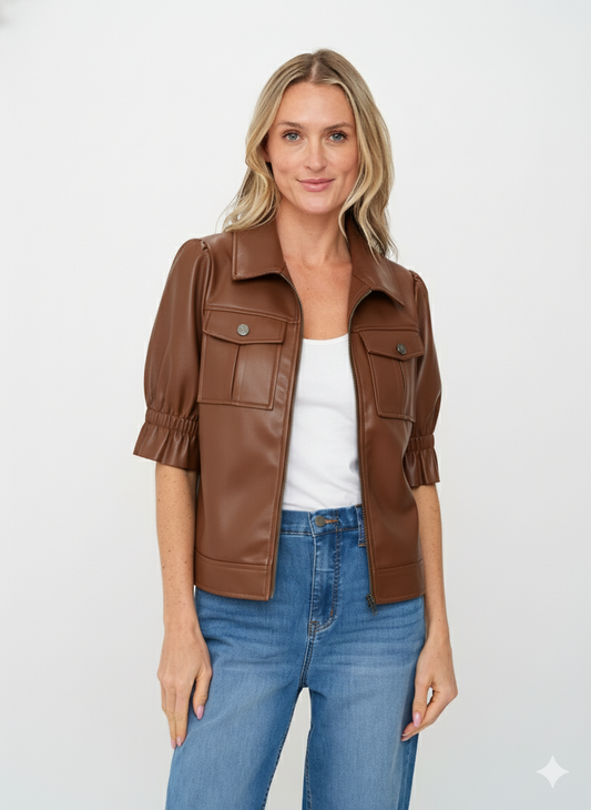 jennifer jacket [brown]