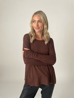 Load image into Gallery viewer, stevie top [brown]
