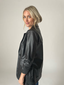 vienna oversized blazer [black]