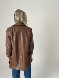 vienna oversized blazer [brown]
