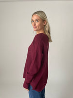 Load image into Gallery viewer, ryan sweater [burgundy]
