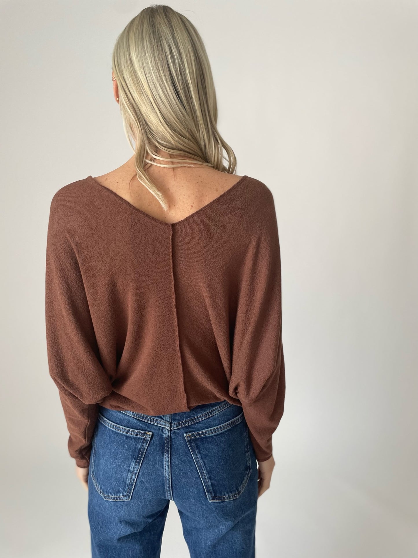 tribeca top [brown]