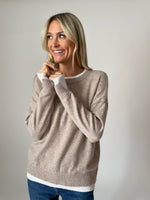 Load image into Gallery viewer, ashlin sweater [latte]
