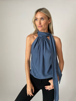 Load image into Gallery viewer, gigi blouse [denim blue]
