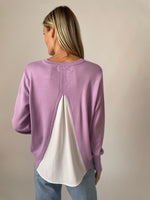 Load image into Gallery viewer, mae sweater [lavender]
