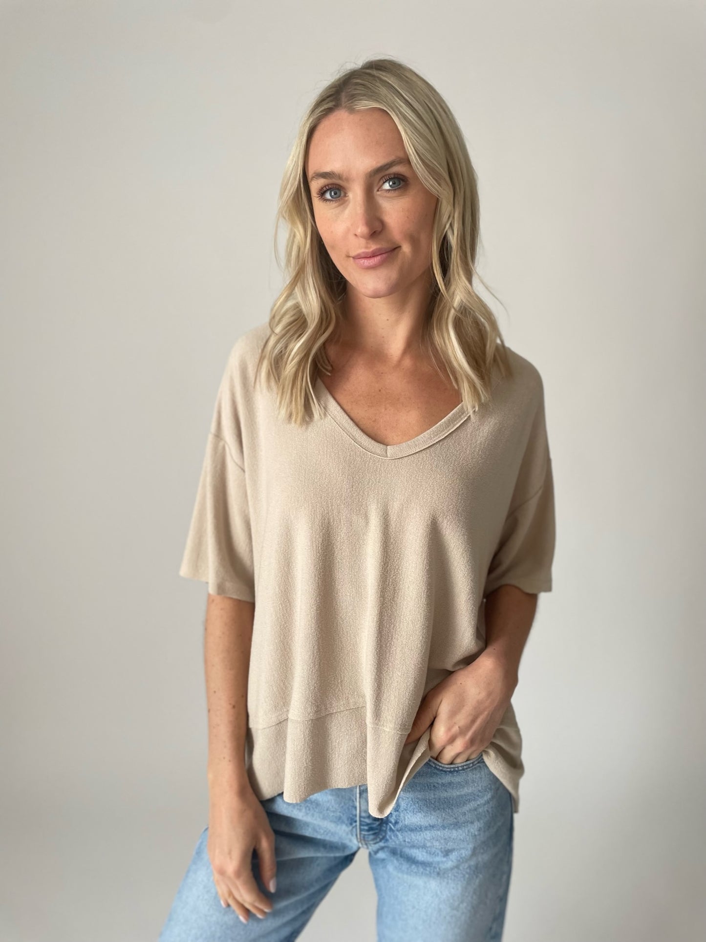 dolan top [taupe]