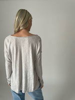 Load image into Gallery viewer, chloe tee [taupe grey]
