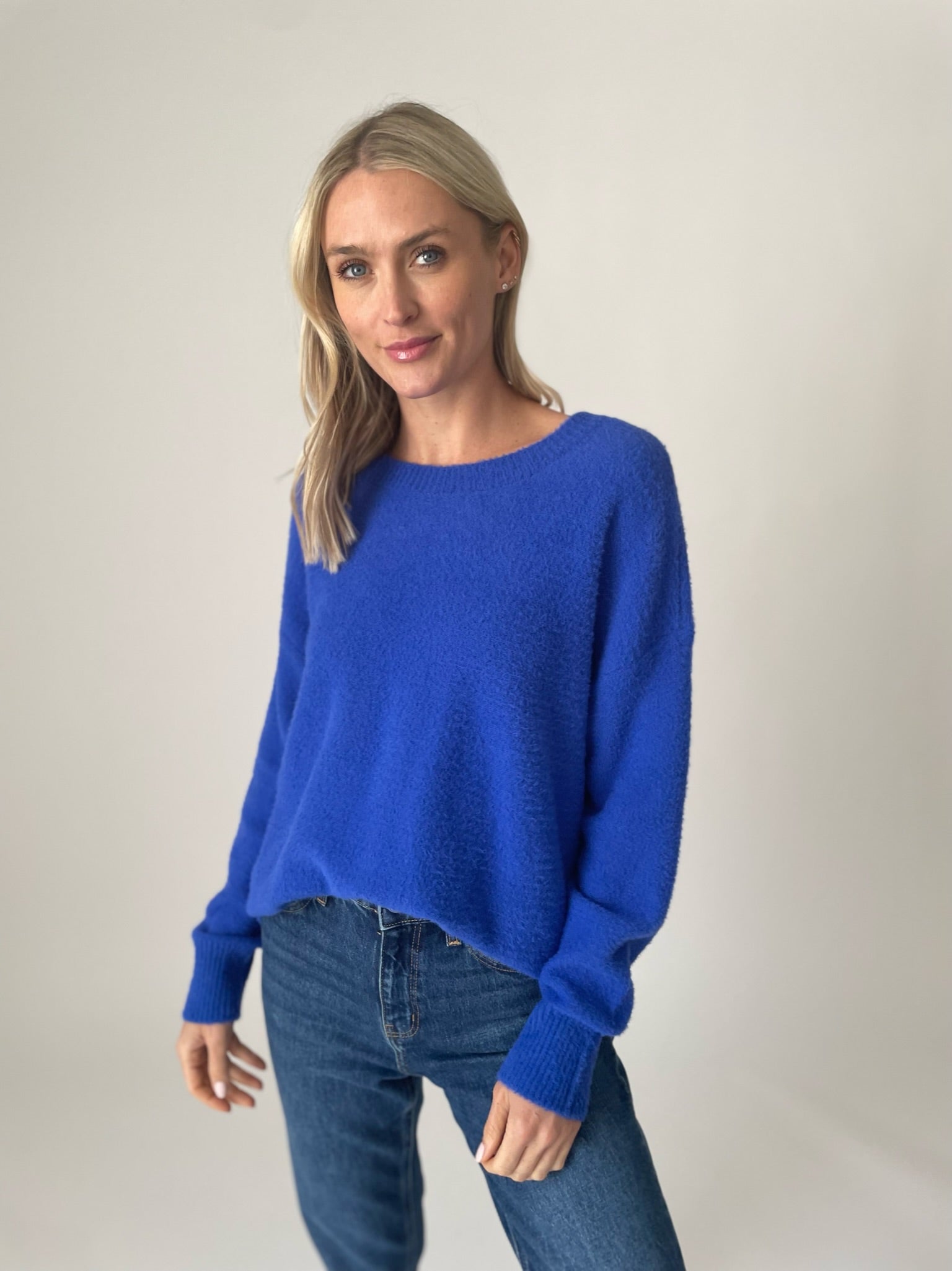 soft realm sweater [royal blue]
