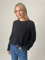 Load image into Gallery viewer, soft realm sweater [black]
