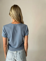 Load image into Gallery viewer, maddy tee [denim]
