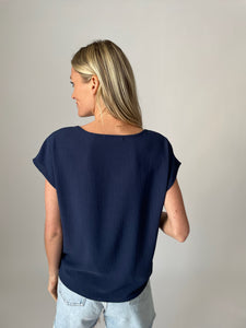 do the twist top [navy]