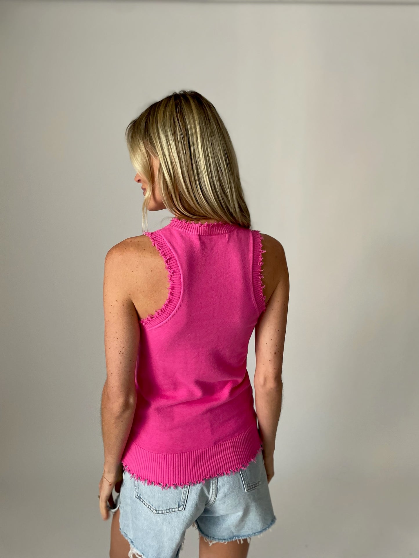 emily tank [hot pink]