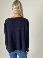 Load image into Gallery viewer, the dolan top long sleeve [dark blue]
