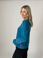 Load image into Gallery viewer, gracie sweater [teal]
